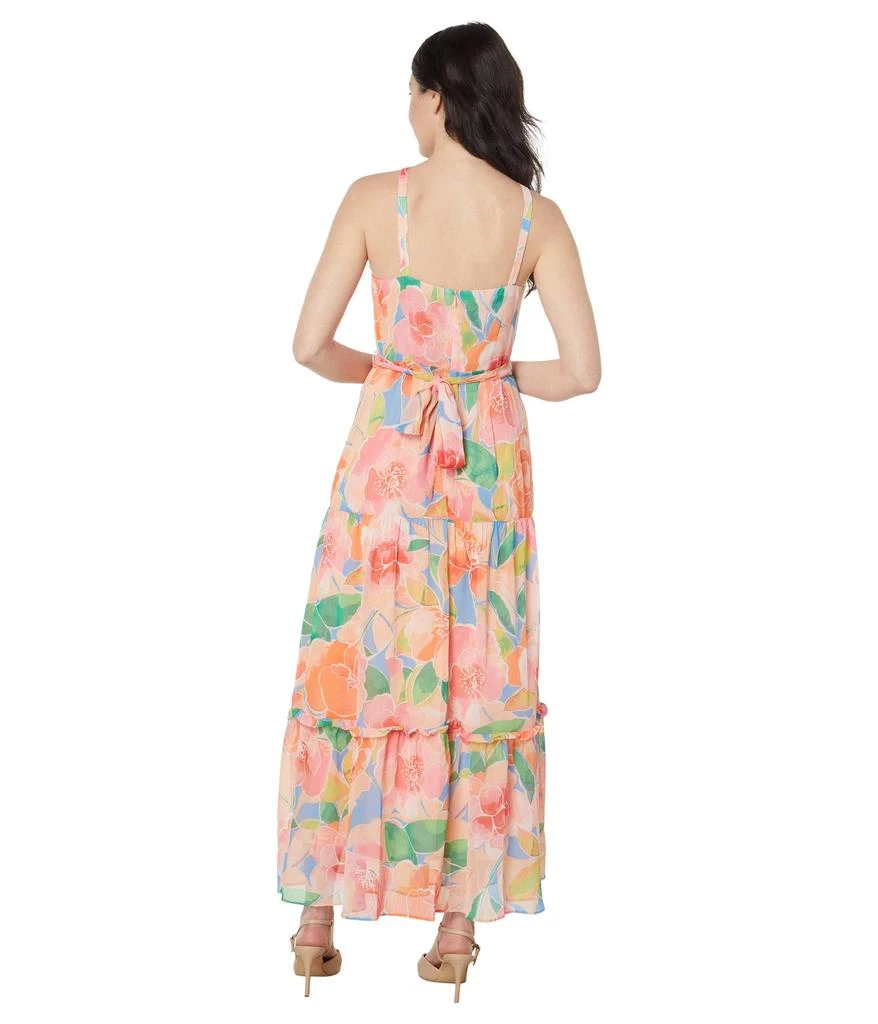 商品Maggy London|Apron Front Floral Print Maxi Dress,价格¥1254,第2张图片详细描述