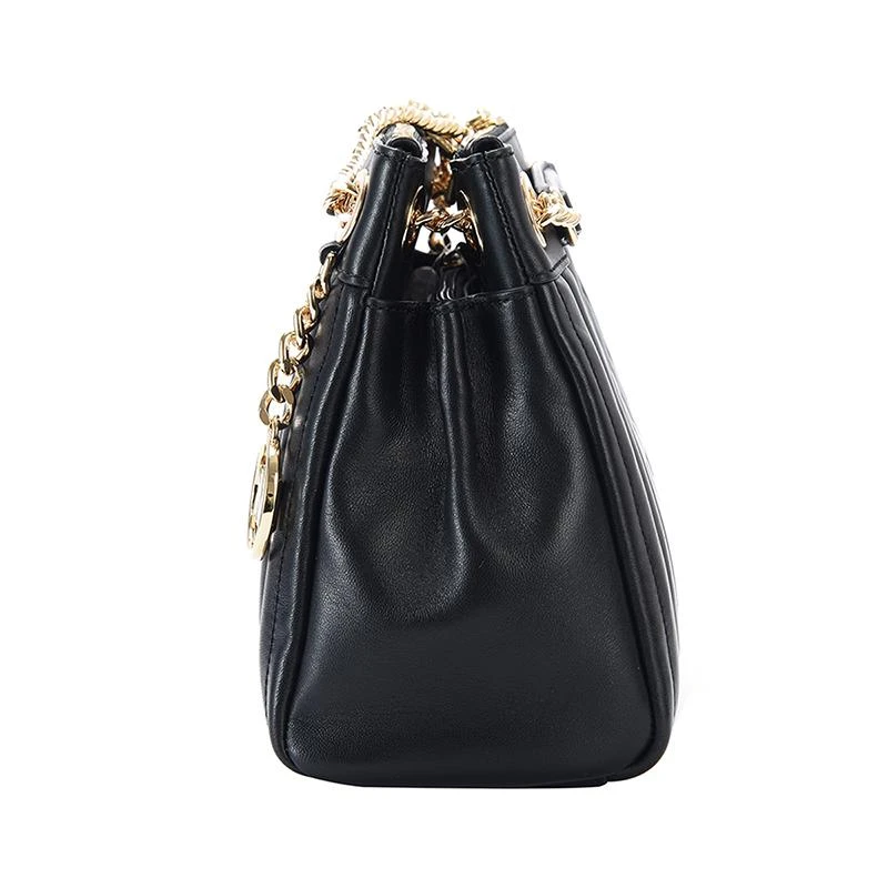商品[国内直发] Michael Kors|MK 女包 送女友礼物 迈克·科尔斯 MICHAEL KORS 专柜款黑色绗缝皮质单肩斜挎包 30H9GUSL1T BLACK,价格¥1980,第5张图片详细描述