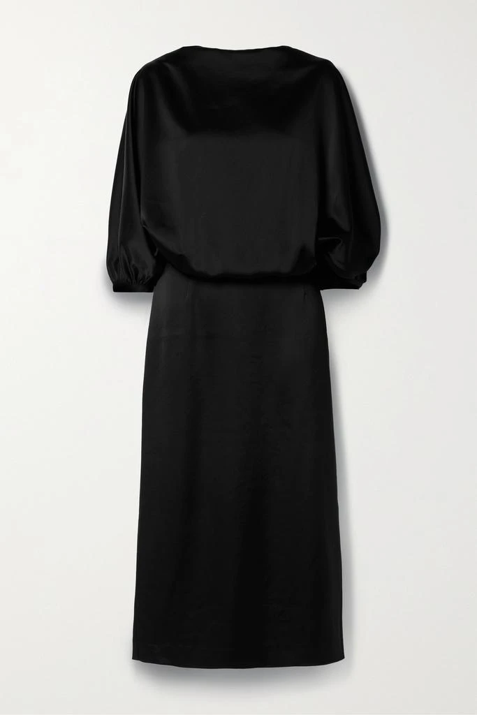 商品Totême|垂坠缎布中长连衣裙  - DK36,价格¥3441,第1张图片