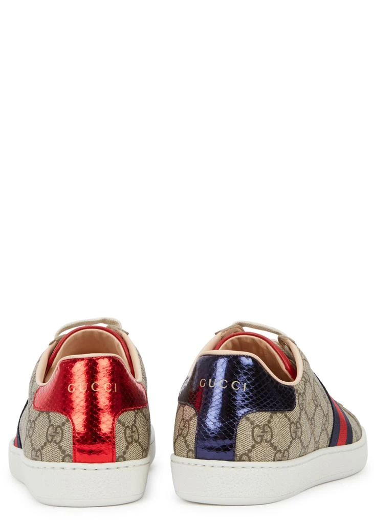 商品Gucci|New Ace GG Supreme taupe sneakers,价格¥5447,第3张图片详细描述