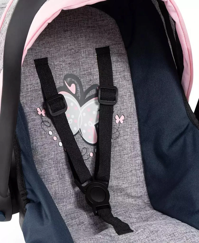 商品Bayer Design|Dolls Grey, Blue, Pink Butterfly Car Seat,价格¥202,第2张图片详细描述