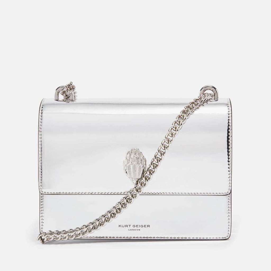 商品Kurt Geiger|Kurt Geiger London Shoreditch Metallic Leather Shoulder Bag,价格¥2512,第1张图片