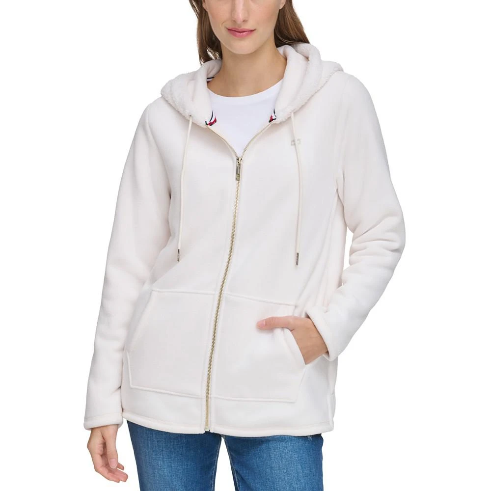 商品Tommy Hilfiger|Women's Sherpa Fleece Zip-Up Hooded Sweatshirt,价格¥402,第1张图片