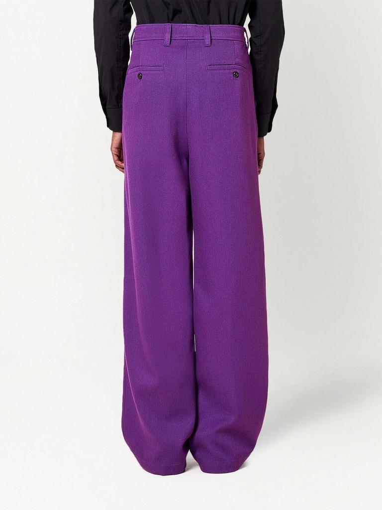 AMI PARIS wide-leg tailored trousers商品第4张图片规格展示