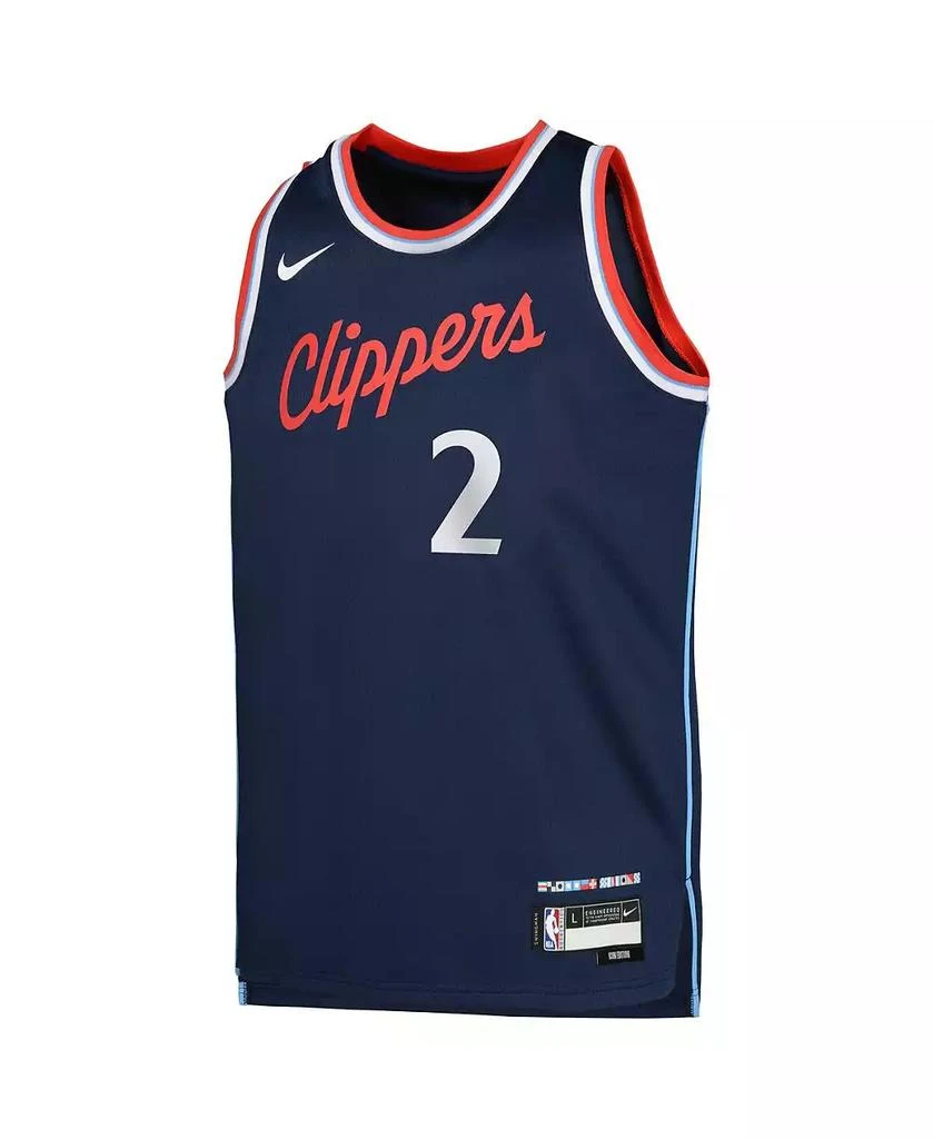 商品NIKE|Big Boys and Girls Kawhi Leonard Royal LA Clippers Swingman Jersey,价格¥669,第3张图片详细描述
