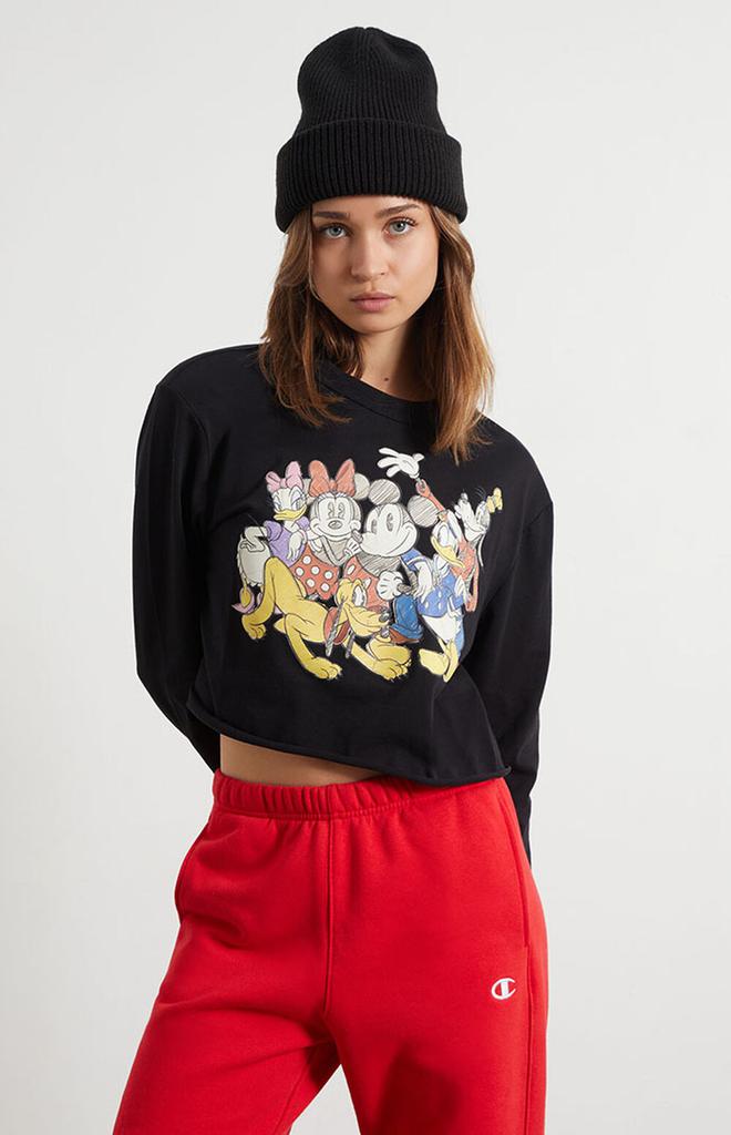 x Disney Long Sleeve Cropped T-Shirt商品第1张图片规格展示