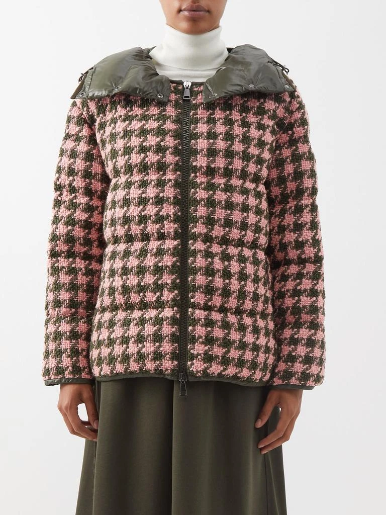 商品Moncler|Chevril wool-blend tweed down jacket,价格¥15898,第1张图片