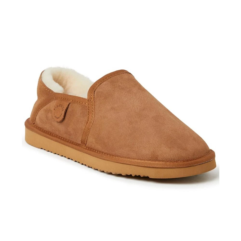 商品Dear Foams|Fireside by Dearfoam Men's Hobart Genuine Shearling Closed Back Slippers,价格¥376,第1张图片