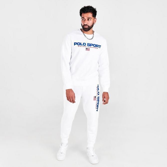 商品Ralph Lauren|Men's Ralph Lauren Polo Sport Fleece Crewneck Sweatshirt,价格¥821,第4张图片详细描述
