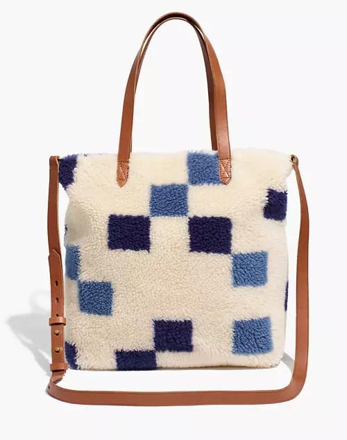 商品Madewell|The Medium Transport Tote: (Re)sourced Sherpa Edition,价格¥777,第1张图片