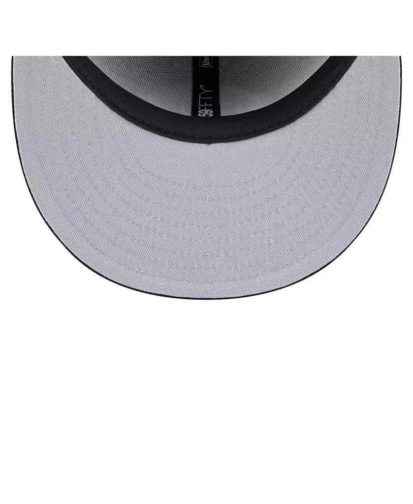 商品New Era|Men's Black Utah Hockey Club Circle Logo 1st Season 59FIFTY Fitted Hat,价格¥313,第2张图片详细描述