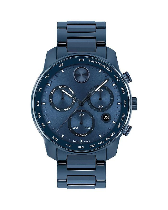 商品Movado|BOLD Verso Chronograph, 44mm,价格¥8954,第1张图片详细描述