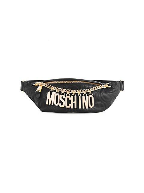 商品Moschino|Smiley-Embossed Leather Belt Bag,价格¥6548,第1张图片