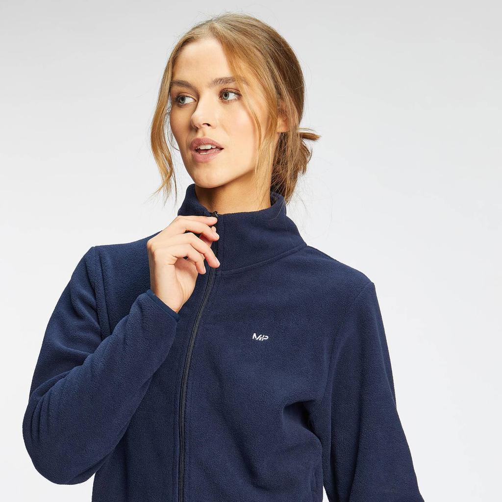 商品Myprotein|MP Women's Essential Fleece Zip Through Jacket - Navy,价格¥123-¥296,第6张图片详细描述