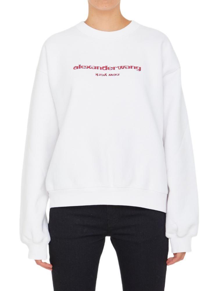 商品Alexander Wang|Alexander Wang Women's  White Other Materials Sweatshirt,价格¥3725,第1张图片