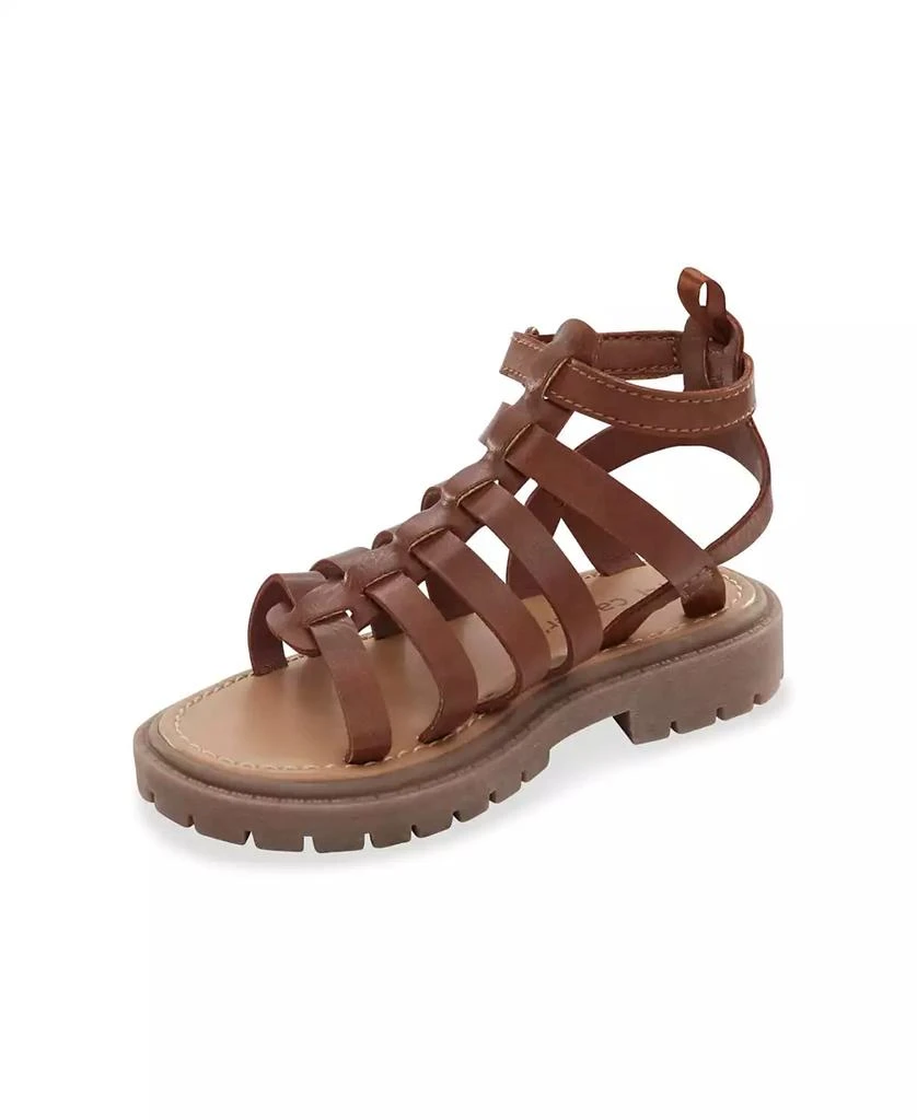 Little Girls Ronda hook and loop Brown Sandal 商品