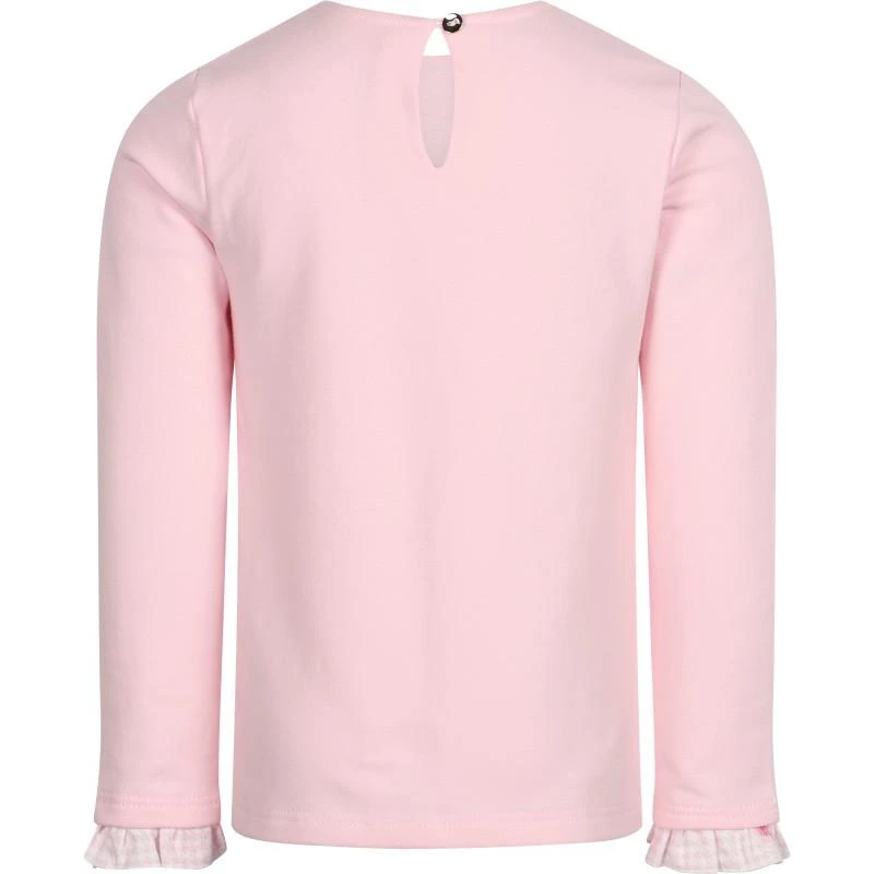 商品Balloon Chic|Teddy shoulder bag print long sleeved shirt in pink,价格¥406,第2张图片详细描述