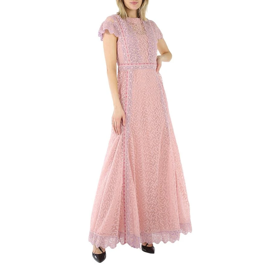 商品Burberry|Embroidered Floral Lace Tulle Dress,价格¥3371,第2张图片详细描述