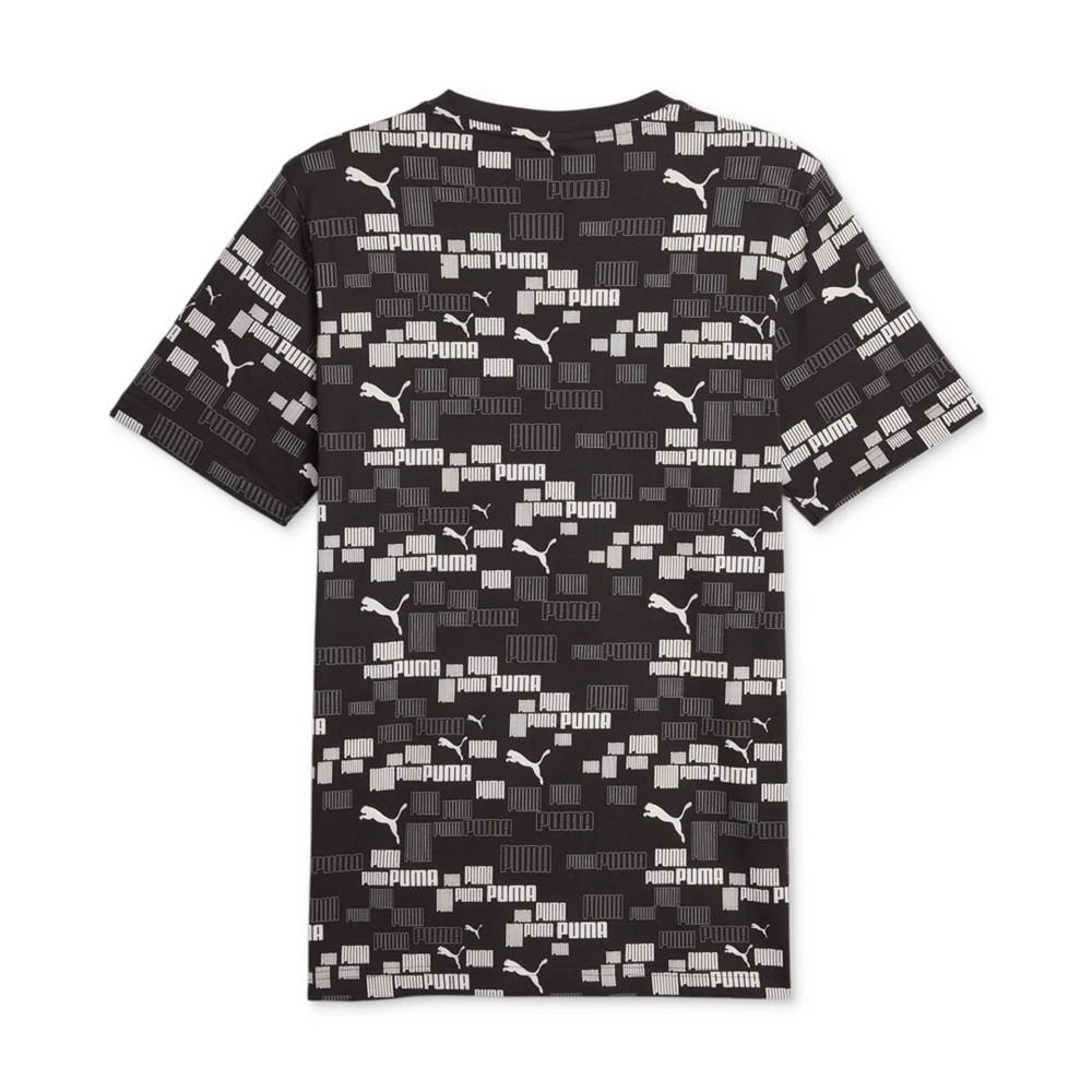 商品Puma|Men's ESS Logo Lab Allover Print Cotton T-Shirt,价格¥135,第2张图片详细描述