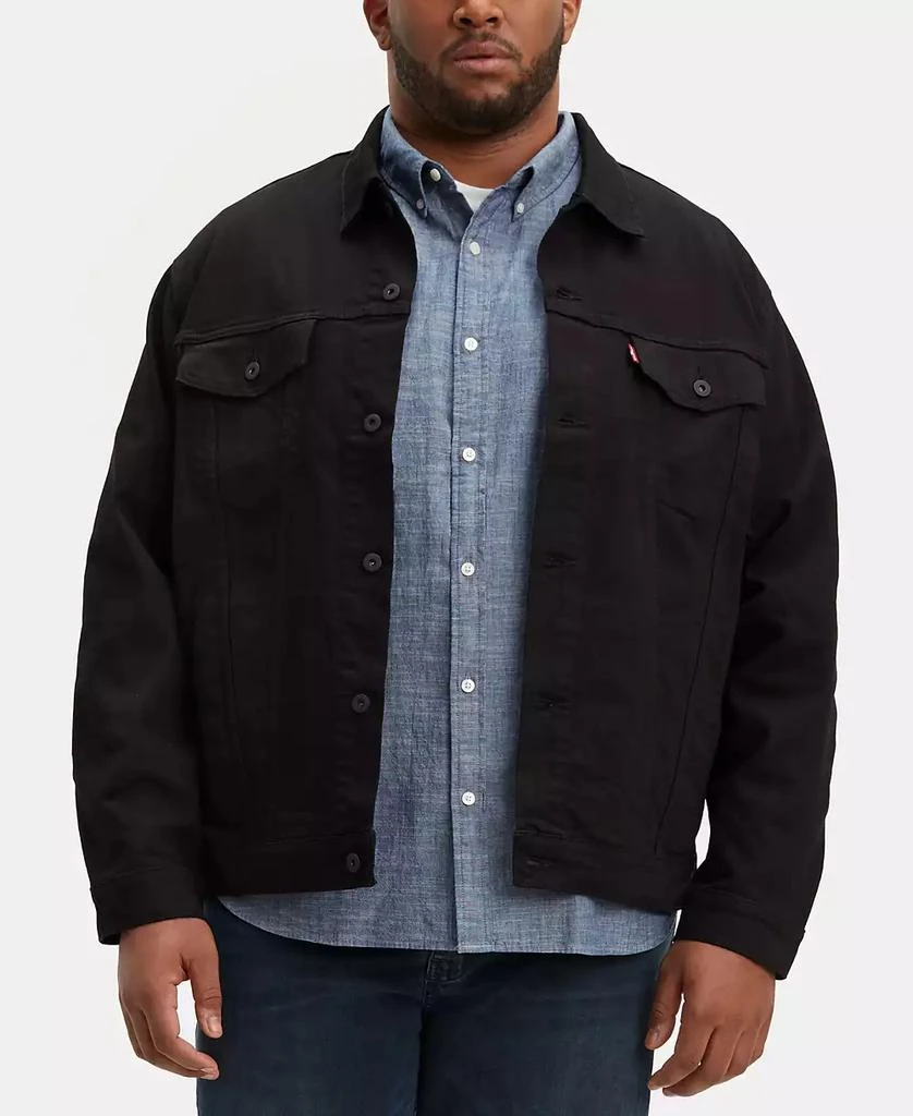 商品Levi's|Men's Big & Tall Stretch Denim Trucker Jacket,价格¥695,第1张图片