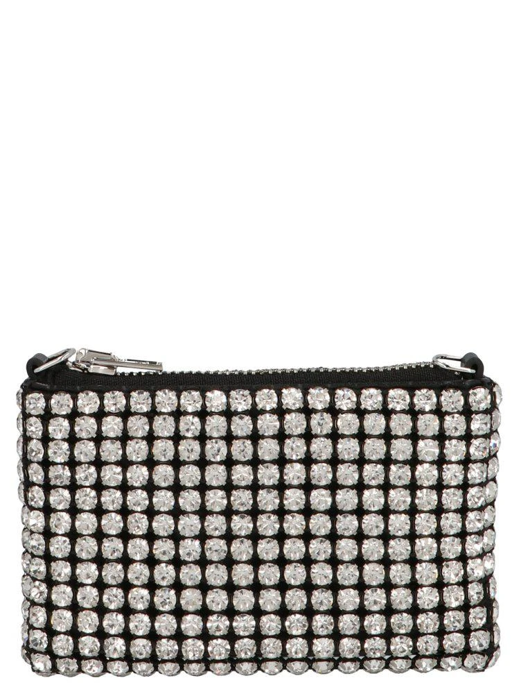 商品Alexander Wang|Alexander Wang Heiress Rhinestone Nano Pouch Bag,价格¥3388,第1张图片