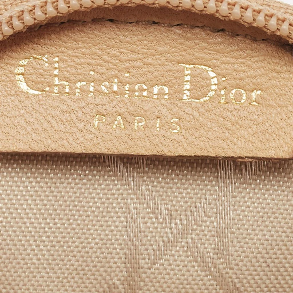 Dior Beige Cannage Fabric Zip Coin Purse 商品