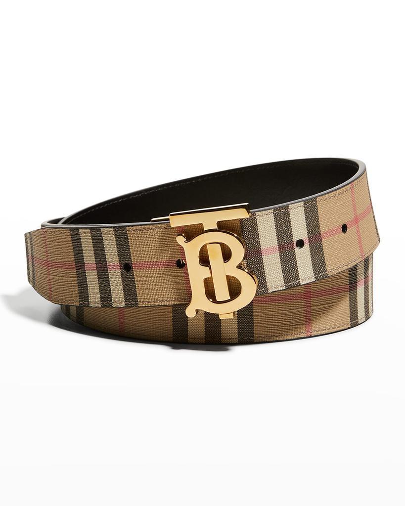 商品Burberry|Men's TB-Buckle Reversible Belt,价格¥3468,第1张图片