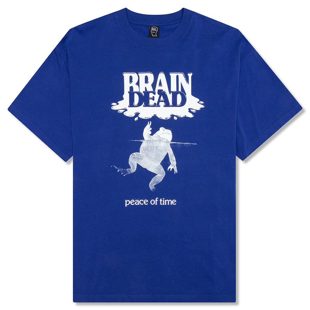 Brain Dead Peace of Team T-Shirt - Blue商品第1张图片规格展示