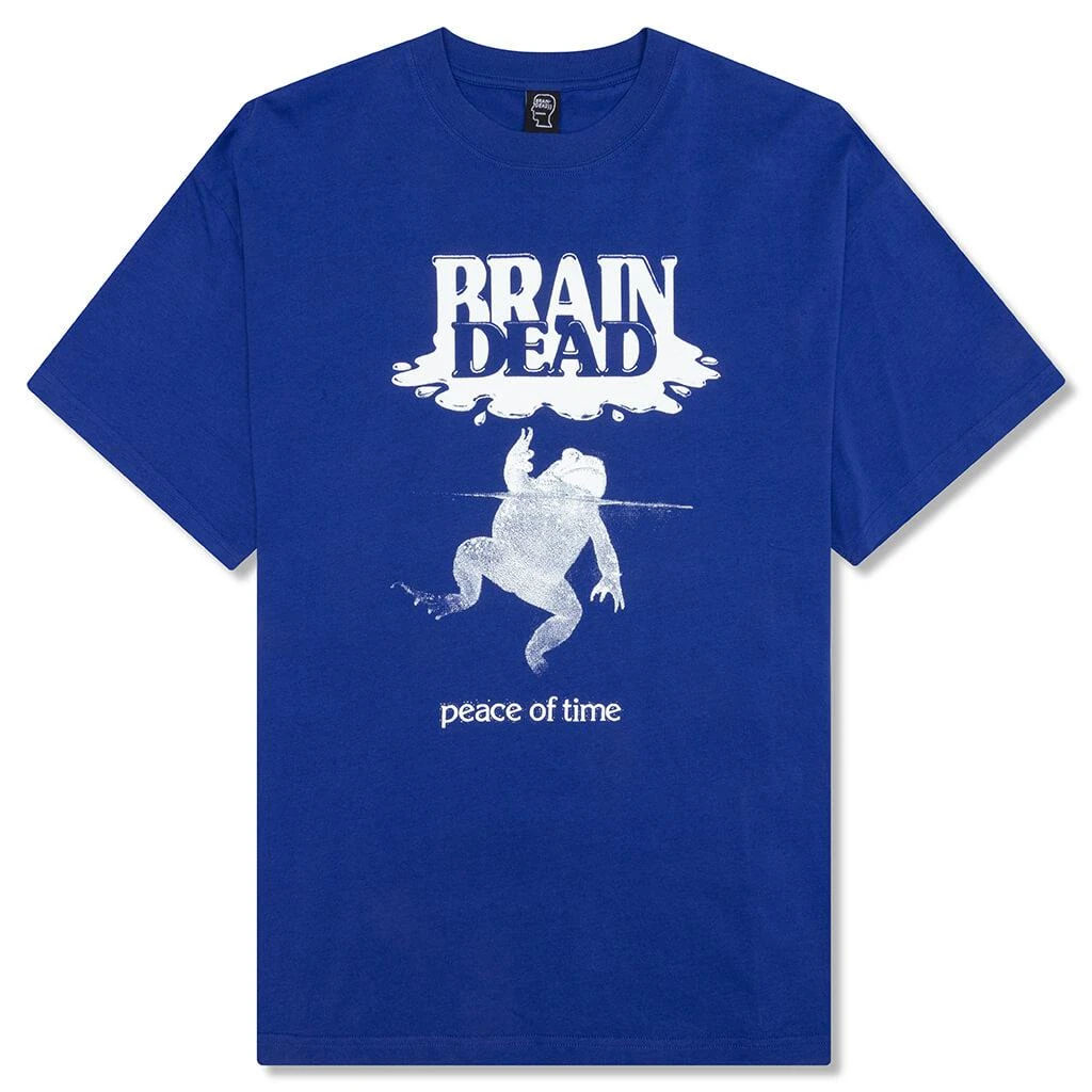 商品Brain Dead|Brain Dead Peace of Team T-Shirt - Blue,价格¥282,第1张图片