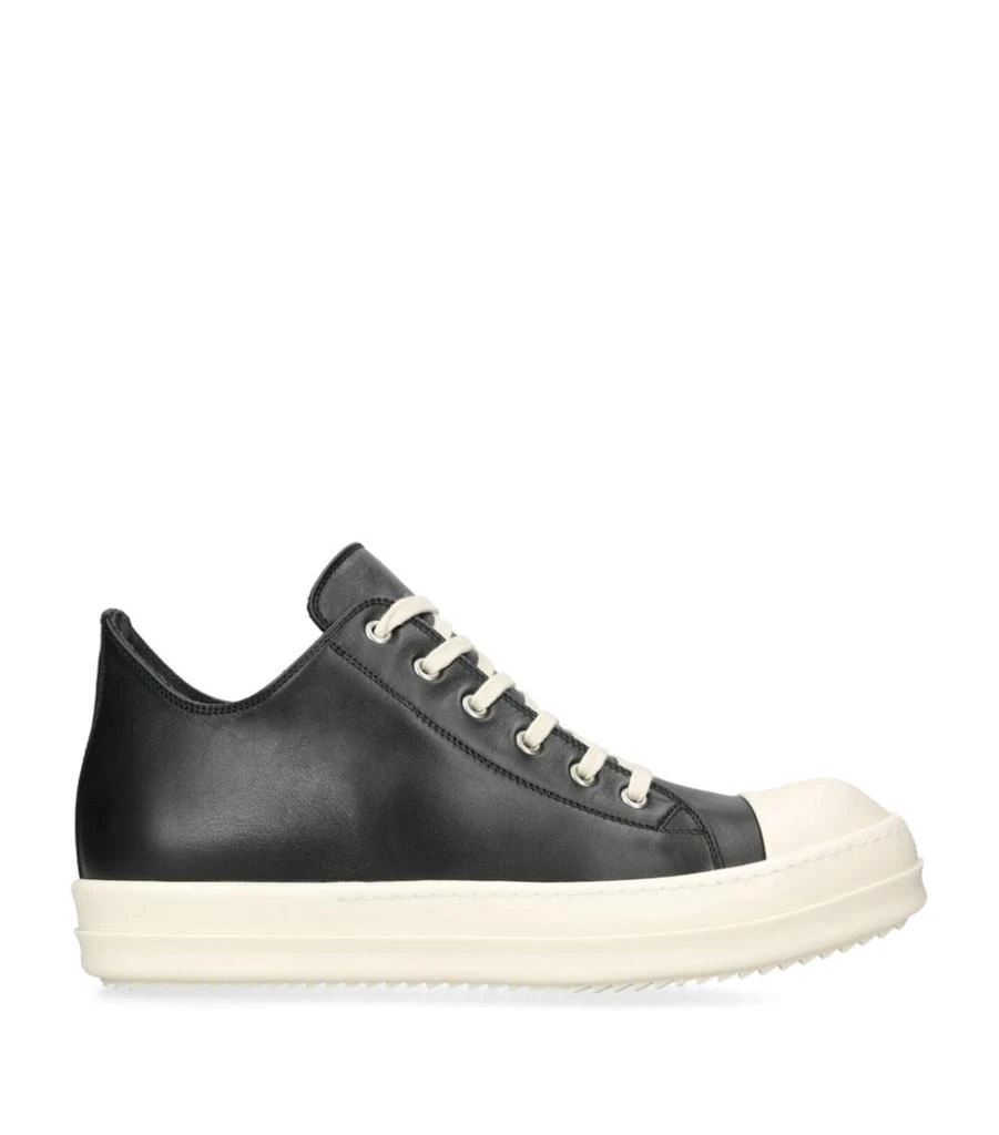 商品Rick Owens|Leather Classic Low-Top Sneakers,价格¥6579,第1张图片