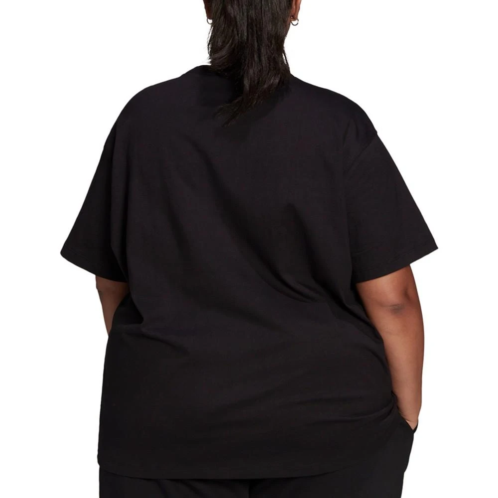商品Adidas|Plus Size Cotton Crew-Neck T-Shirt,价格¥226,第2张图片详细描述
