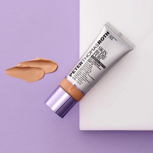 商品Peter Thomas Roth|Skin to Die For™ Mineral-Matte CC Cream SPF 30 Medium,价格¥146,第3张图片详细描述