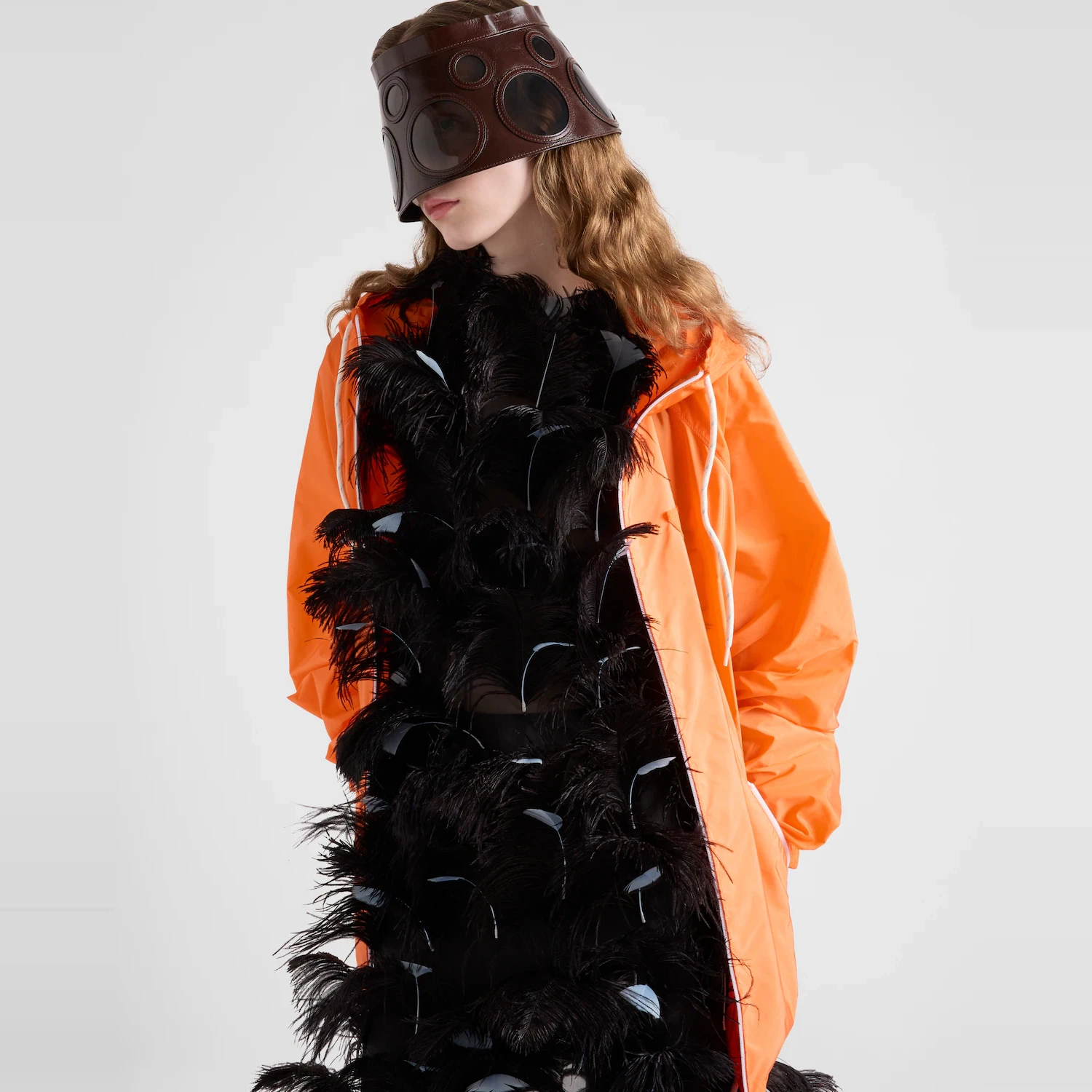【预售】 普拉达 25春夏 女士 夹克 Veste de pluie en Re-Nylon léger 292276_1WQ9_F0049_S_OOO 商品