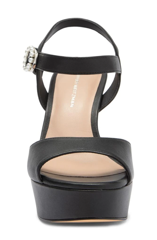 商品Stuart Weitzman|Piper 110 Platform Sandal,价格¥2374,第3张图片详细描述