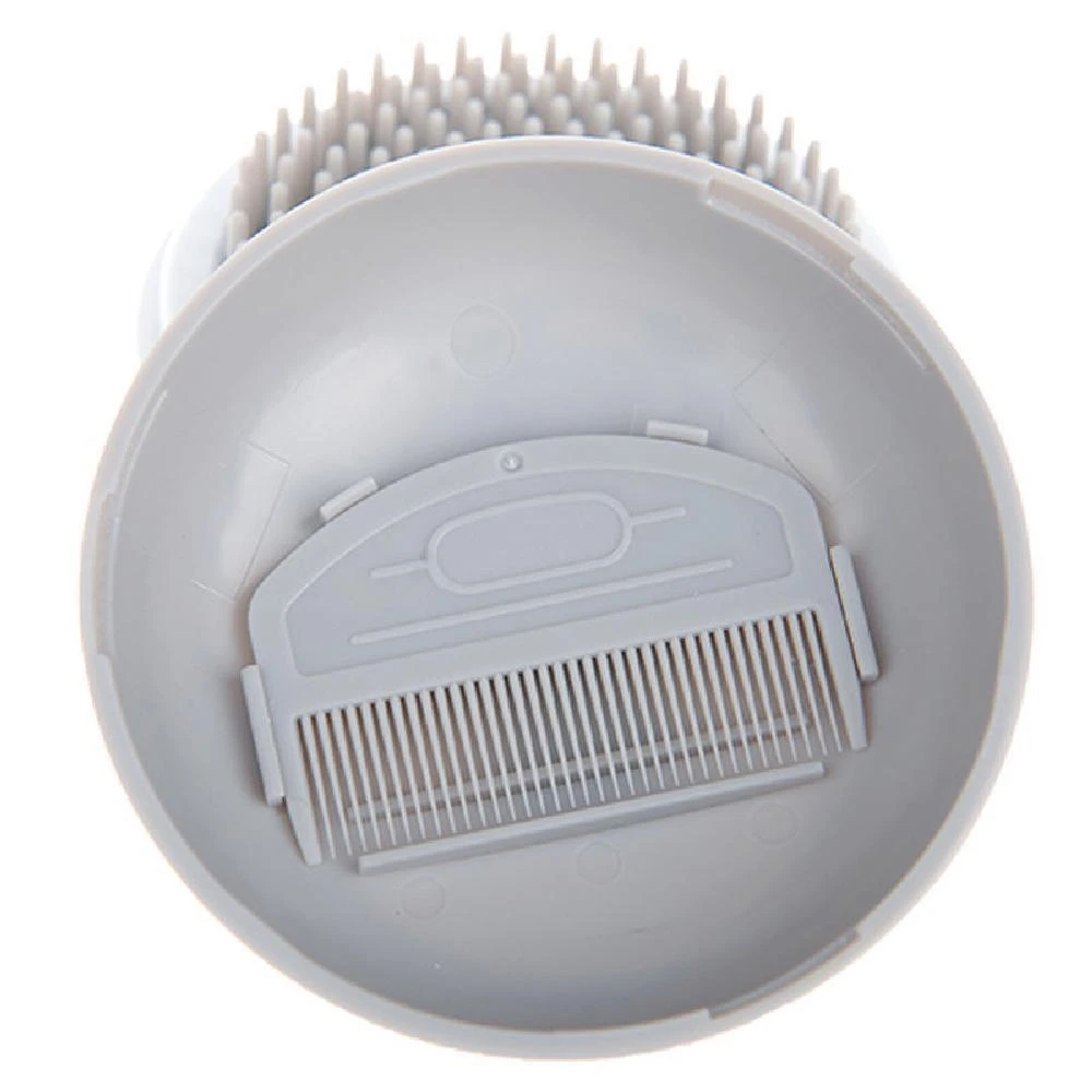 商品Pet Life|'Bravel' 3-in-1 Travel Pocketed Dual Grooming Brush and Pet Comb,价格¥111,第4张图片详细描述