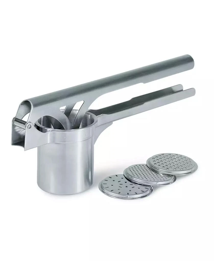 商品GEFU|Stainless Steel 4 Piece Lever Action Potato, Juice and Spaetzle Press,价格¥1637,第1张图片