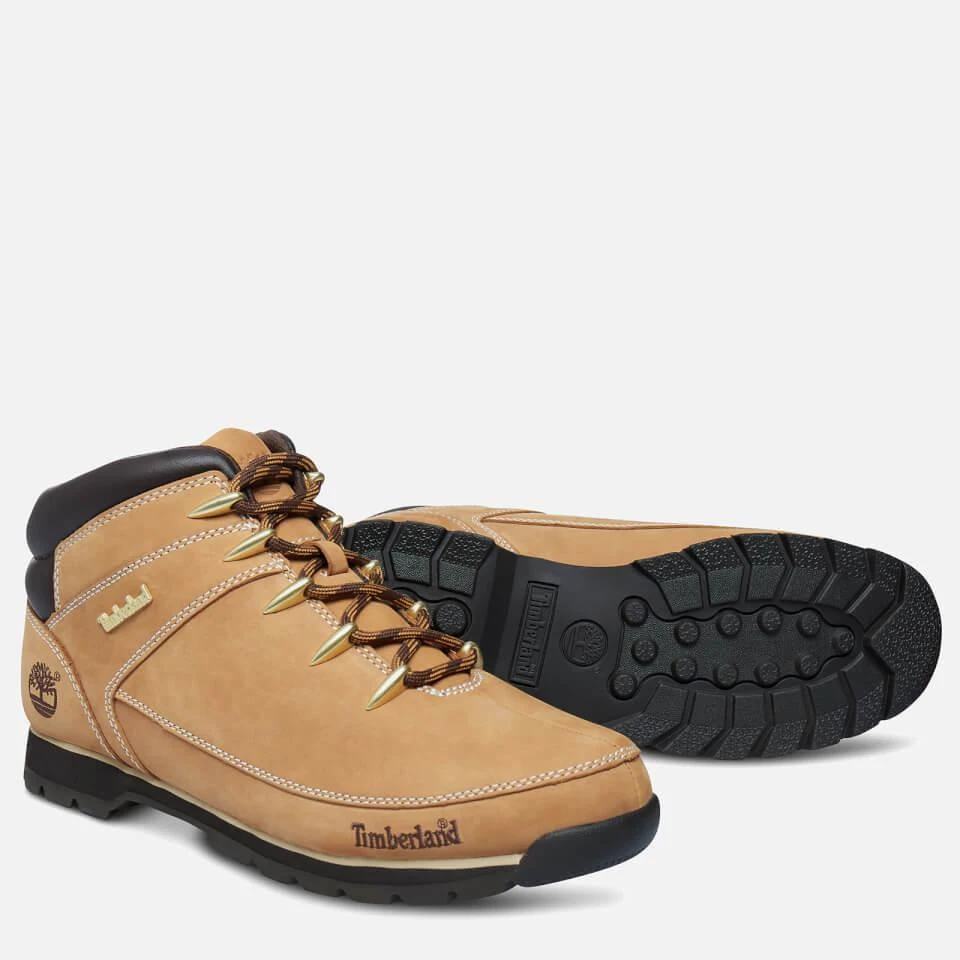 商品Timberland|TIMBERLAND MEN'S EURO SPRINT LEATHER HIKER STYLE BOOTS - WHEAT,价格¥758,第2张图片详细描述