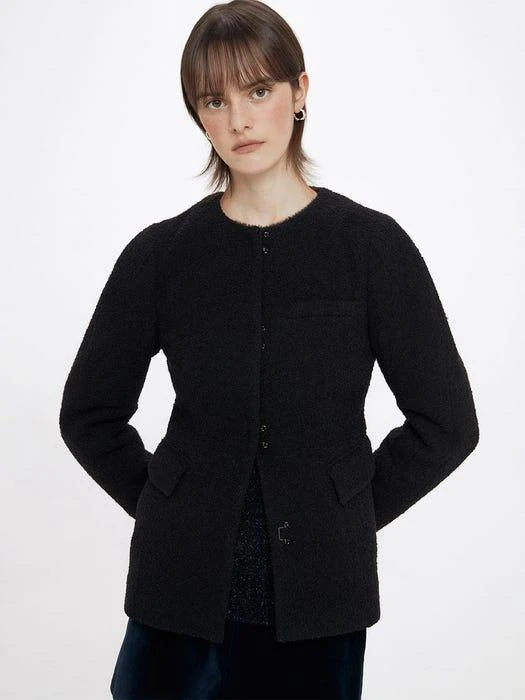 商品RAIVE|Puff Sleeve Line Jacket in Black VW3WJ034-10,价格¥2073,第1张图片