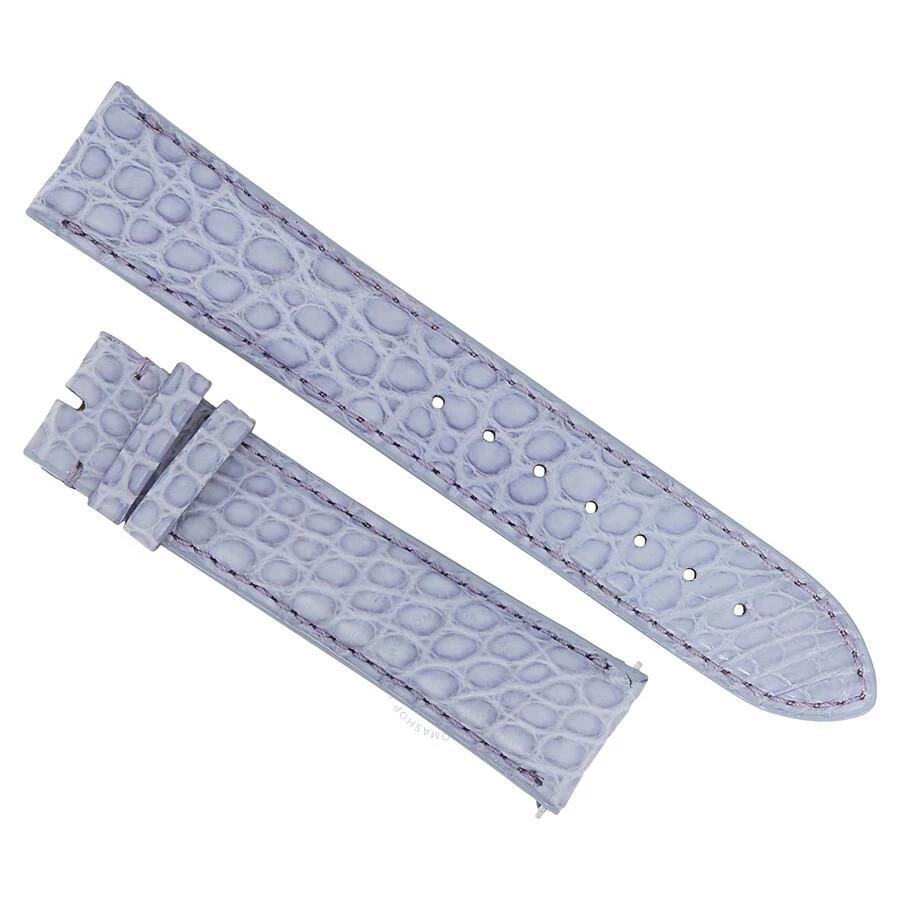 商品Hadley Roma|20 MM Light Blue Leather Strap,价格¥164,第1张图片