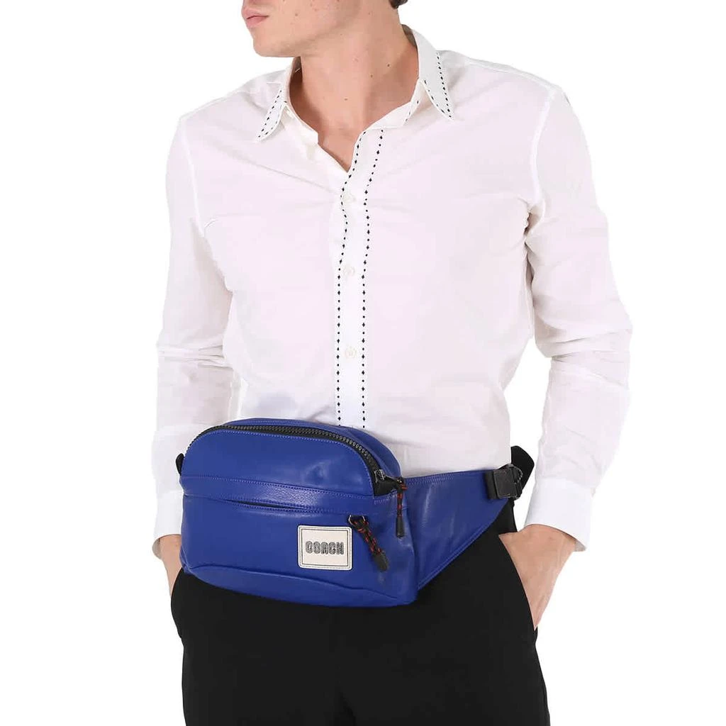 商品Coach|Men's Pacer Sport Pack With Coach Patch-Blue,价格¥634,第2张图片详细描述
