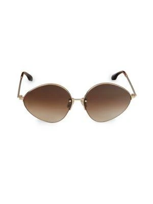 商品Victoria Beckham|64MM Oval Sunglasses,价格¥453,第1张图片