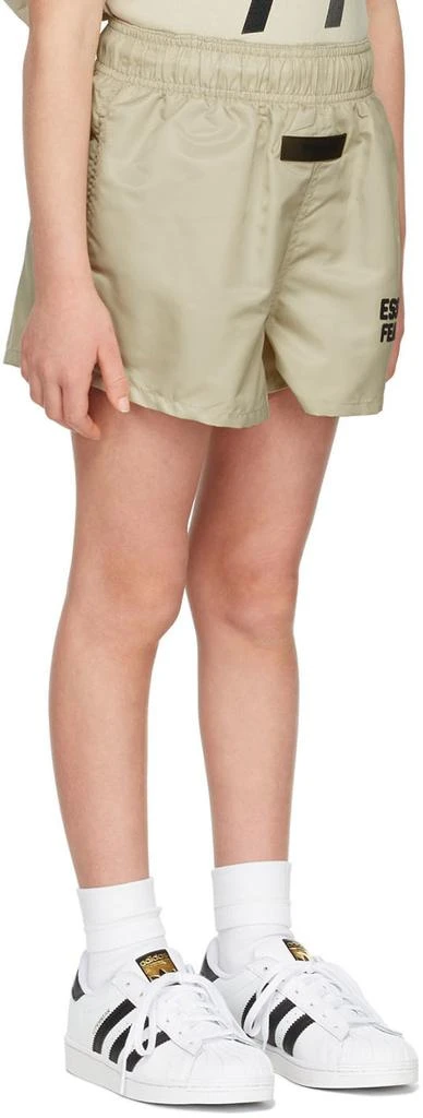 商品Essentials|Kids Beige Running Shorts,价格¥254,第3张图片详细描述