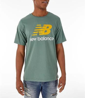商品New Balance|Men's New Balance Essentials Stacked Logo T-Shirt,价格¥112,第3张图片详细描述