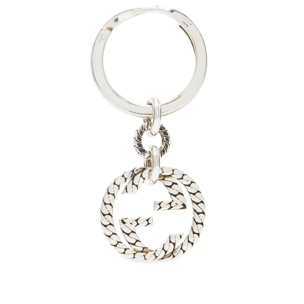 商品Gucci|Gucci Gucci Interlocking G Keyring,价格¥2391,第2张图片详细描述