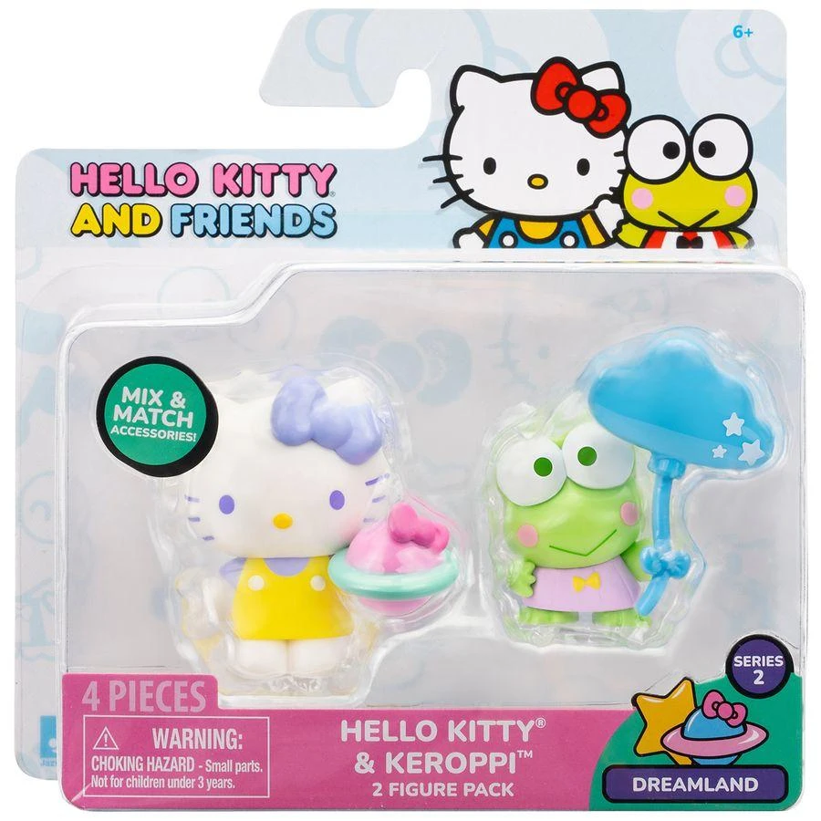 商品Jazwares|Hello Kitty and Friends Dreamland 2 Figure Pack 2 Inch,价格¥59,第5张图片详细描述