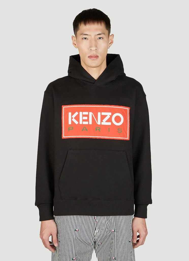 商品Kenzo|Logo Patch Hooded Sweatshirt,价格¥1420,第1张图片