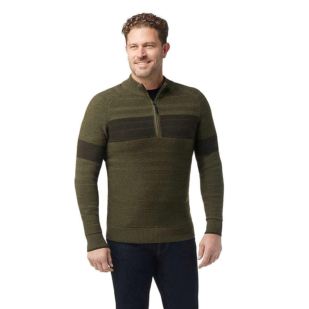 Smartwool Men's Ripple Ridge Stripe Half Zip Sweater商品第4张图片规格展示