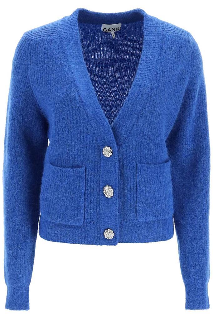 商品Ganni|CRYSTAL BUTTONS CARDIGAN,价格¥1506,第1张图片