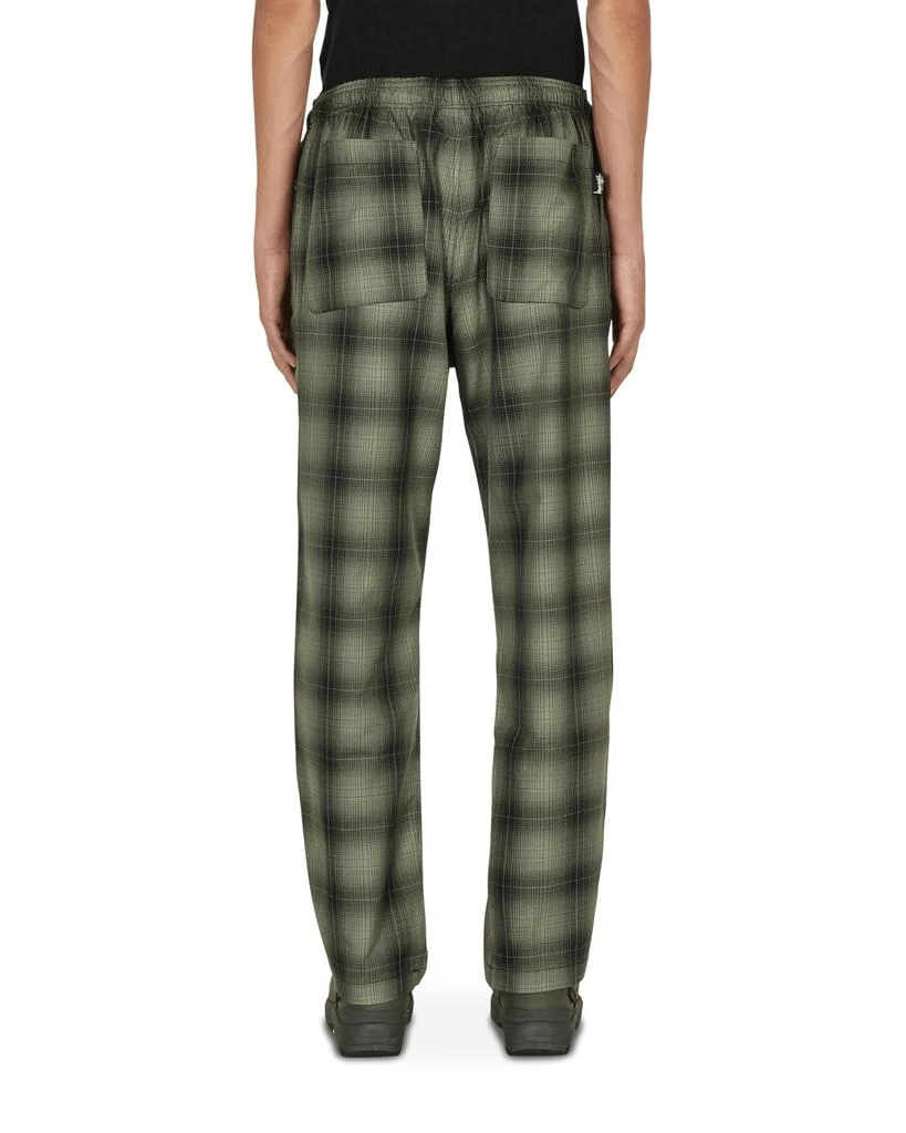 商品STUSSY|Shadow Plaid Relaxed Pants Green,价格¥448,第3张图片详细描述