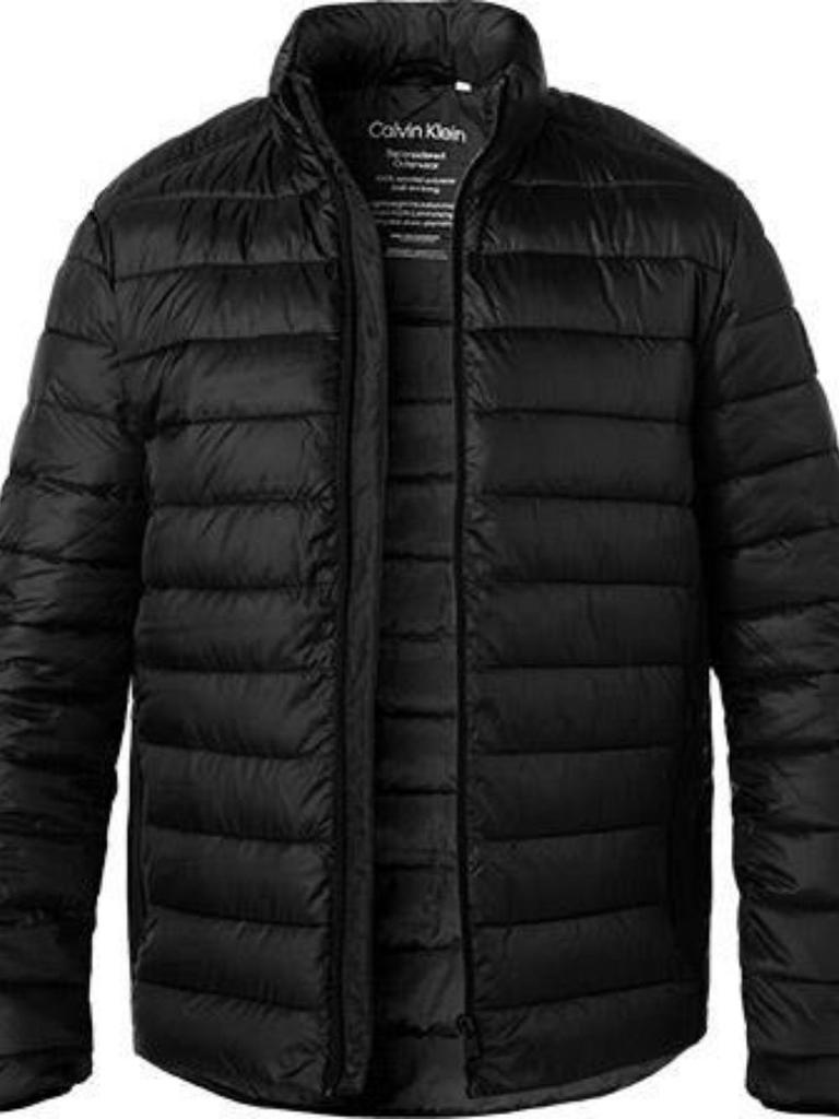 Calvin Klein quilted down jacket, Comfortempâ® microfiber, black K10k110336 Well商品第1张图片规格展示